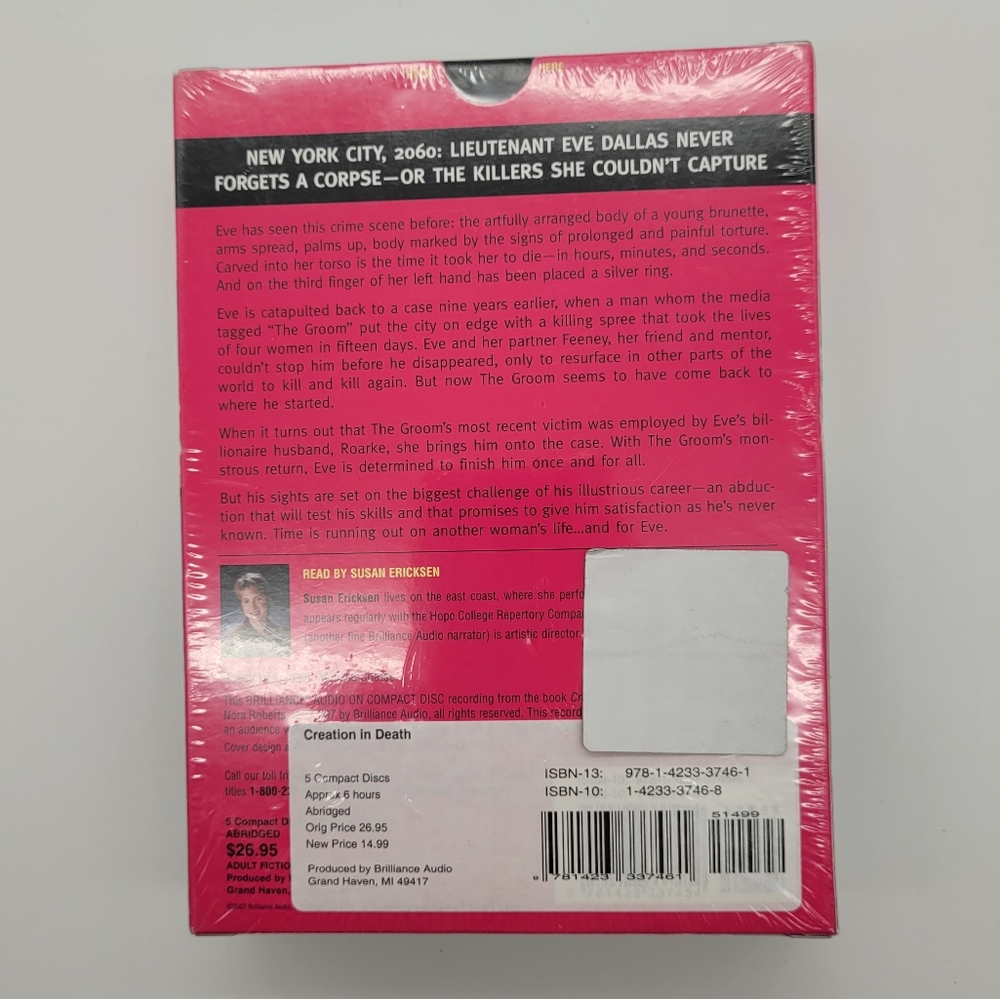 JD ROBB/NORA ROBERTS | Creation In Death audiobook - Picture 2 of 2